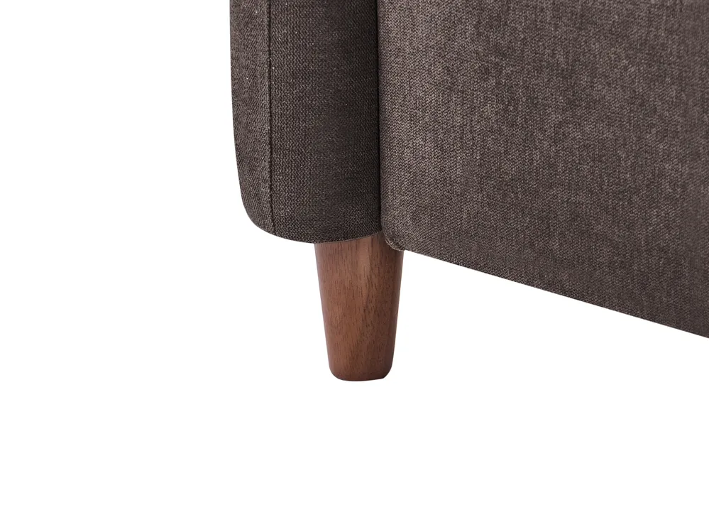 Sofa 2 Seater MARE Fabric Dark Brown_1100105