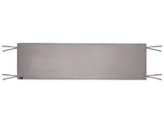 Garden Bench with Cushion TUSCANIA 160 cm Eucalyptus Wood Grey_1153837