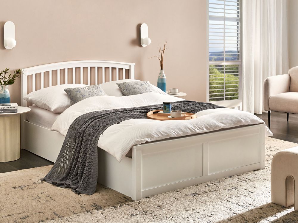Letto Matrimoniale Legno Bianco Con Contenitore Letto Matrimoniale