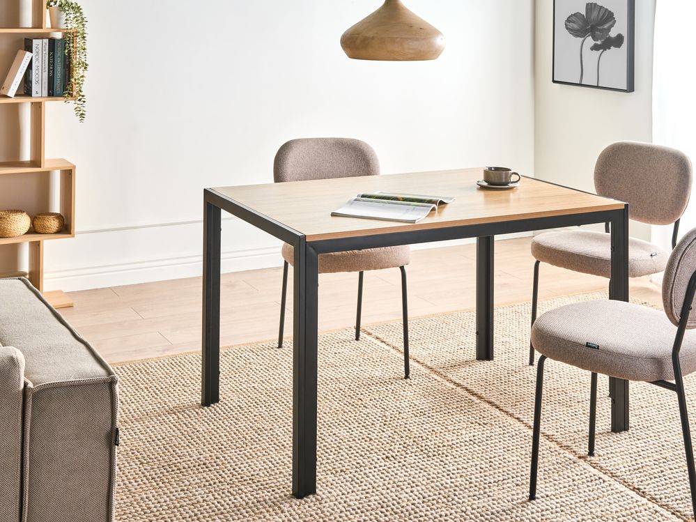 Tavolo da pranzo MANN Marrone/Nero 120 cm 80 cm