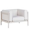 Conjunto de 2 sillones de jardín beige claro FERRETTI_931262