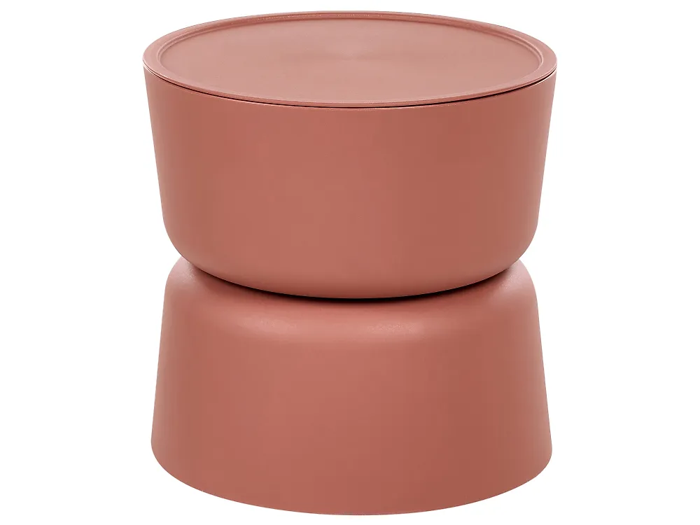 Set of 2 Side Tables ATACAMA 32/40 cm 32/40 cm Teal Orange_1172213