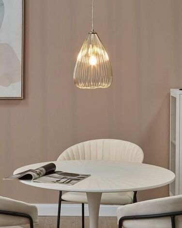 Metal Pendant Lamp Gold CONCA