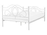 Bed Metal LYRA 140 x 200 cm (EU Double) White_817948