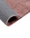 Tapis en fausse fourrure de lapin rose 160 x 230 cm MIRPUR_858734