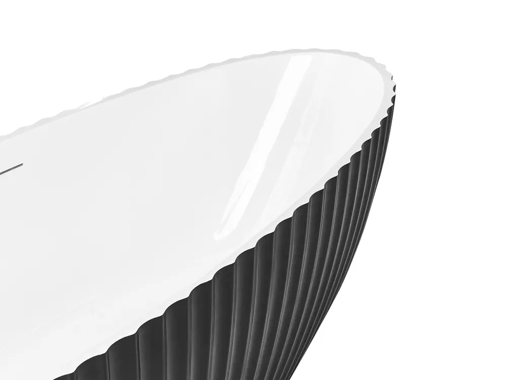 Vasca da bagno freestanding TEFE 170 x 78 cm Nero_1017234