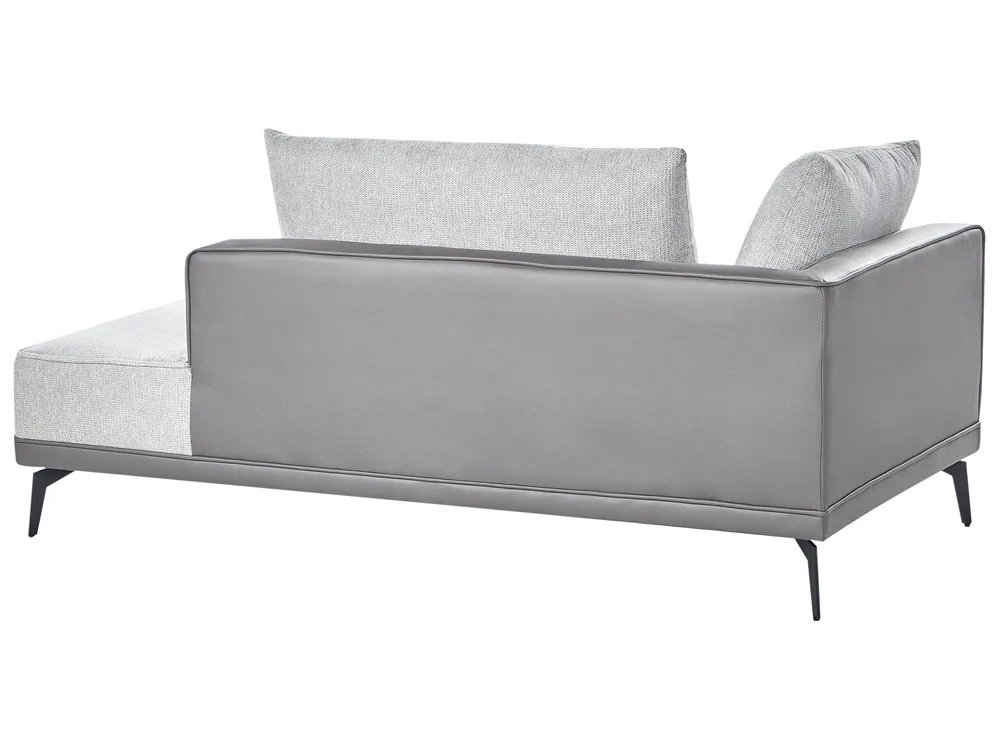 Corner Sofa 3 Seater MYKEN Fabric Light Grey Left Hand_952062
