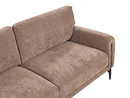 Sofa 3-Sitzer SKARO Chenillegewebe Braun_1156655