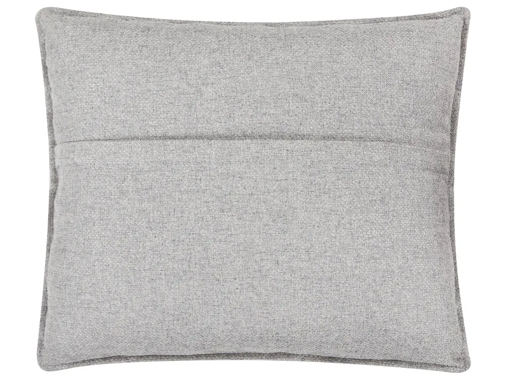 Living Room Set 5 Seater HOBRO Fabric Light Grey_949684