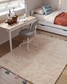 Kinderteppich KODINHI  Beige 140 x 200 cm Baumwolle