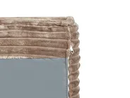Corner Sofa Bed 3 Seater ABACKA with Storage Corduroy Light Brown Left Hand_960078