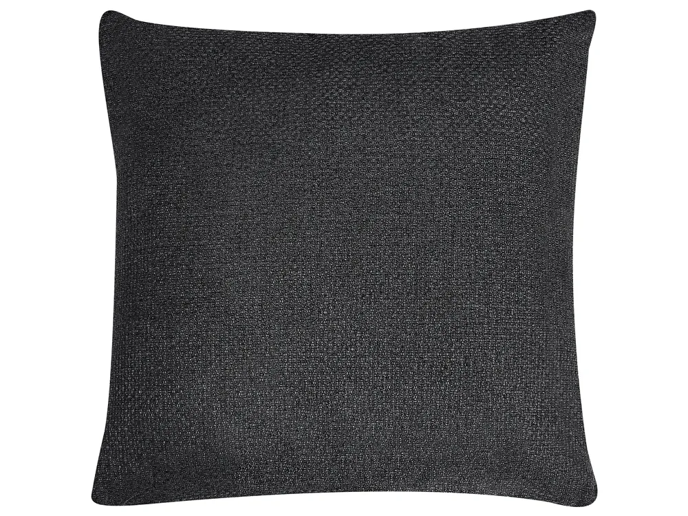 Sofa 3 Seater SOKNA with Tables Fabric Black_952878
