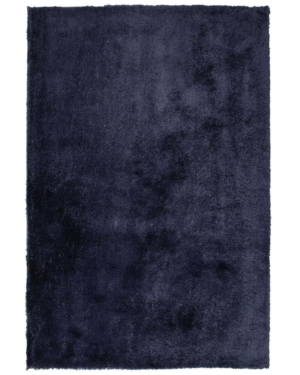 Tapis à poils longs EVREN Bleu foncé 140 x 200 cm