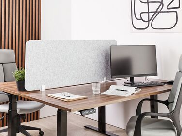 Desk Screen 130 x 50 cm Grey SPLIT