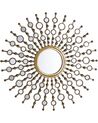 Metal Sunburst Wall Mirror ø 70 cm Gold BLOIS_904028