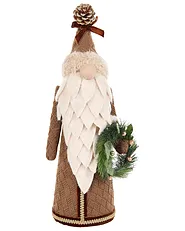 Set of 2 Figurines PITEA 44/54 cm Gnome Brown_1158710