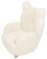 Teddy Kids Armchair Bear White MELBU_886813