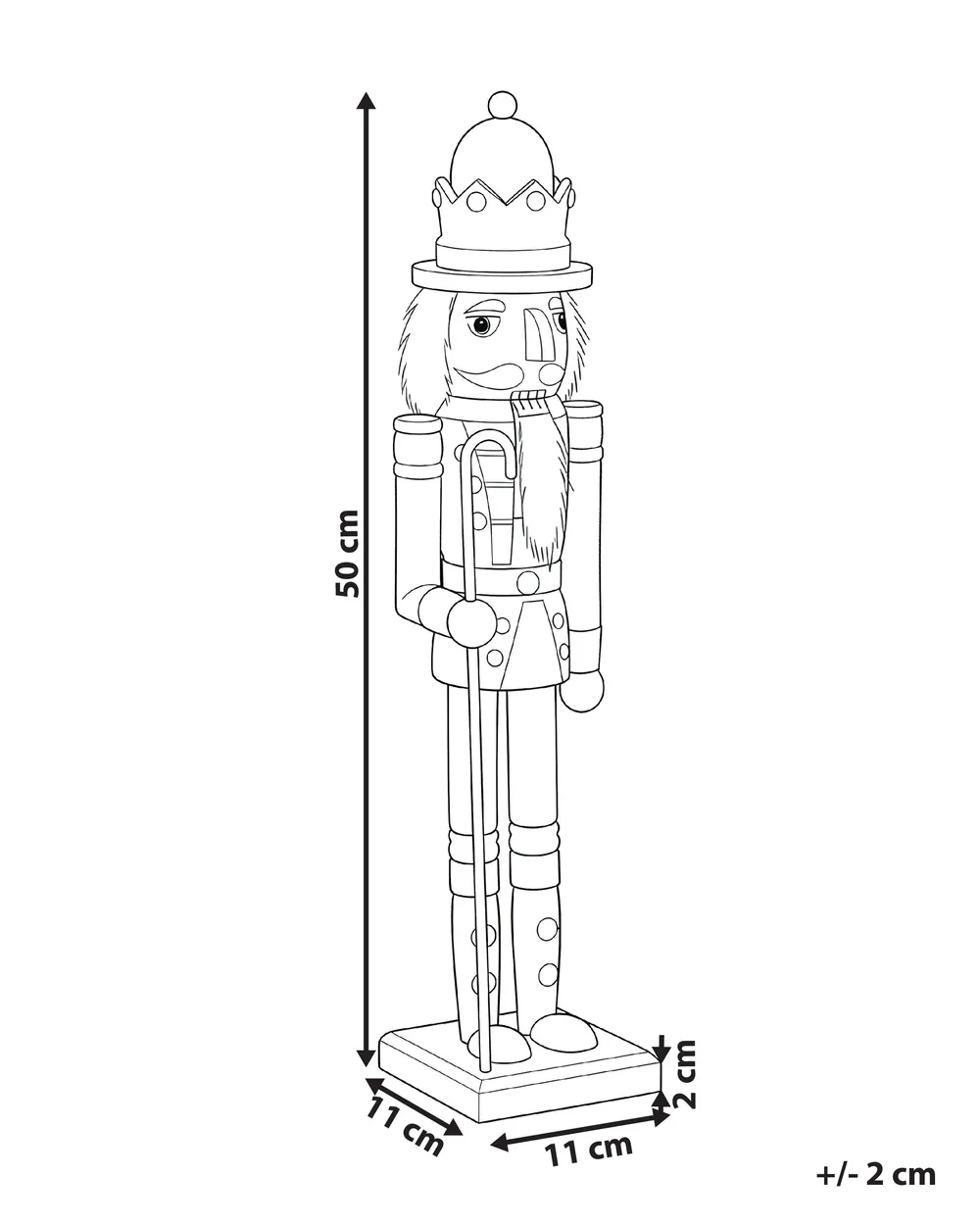 Figurine HARKAN 50 cm Nutcracker Blue_1027431
