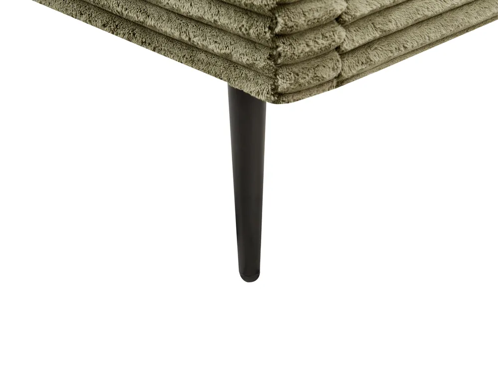 Bed Corduroy FLAYAT 140 x 200 cm (EU Double) Green_967918