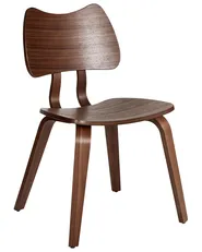 Set di 2 sedie da pranzo DIANA Legno Marrone_975949