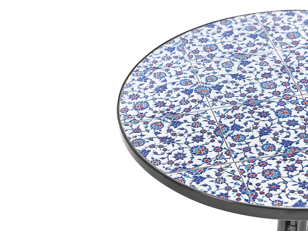 Bistro Table CAMPRENA 60 cm 60 cm Metal Black_919836