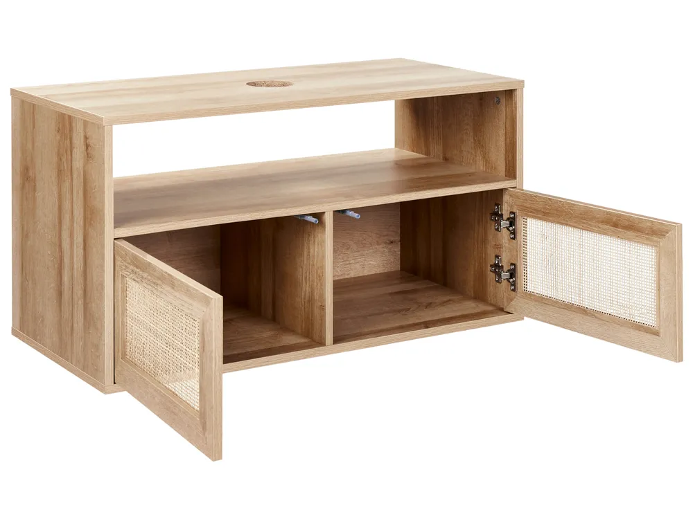 Szafka łazienkowa wisząca pod umywalkę ROSELL 86 cm Jasnobrązowy_952954