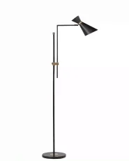 Floor Lamp MELAWI Metal Black_879689