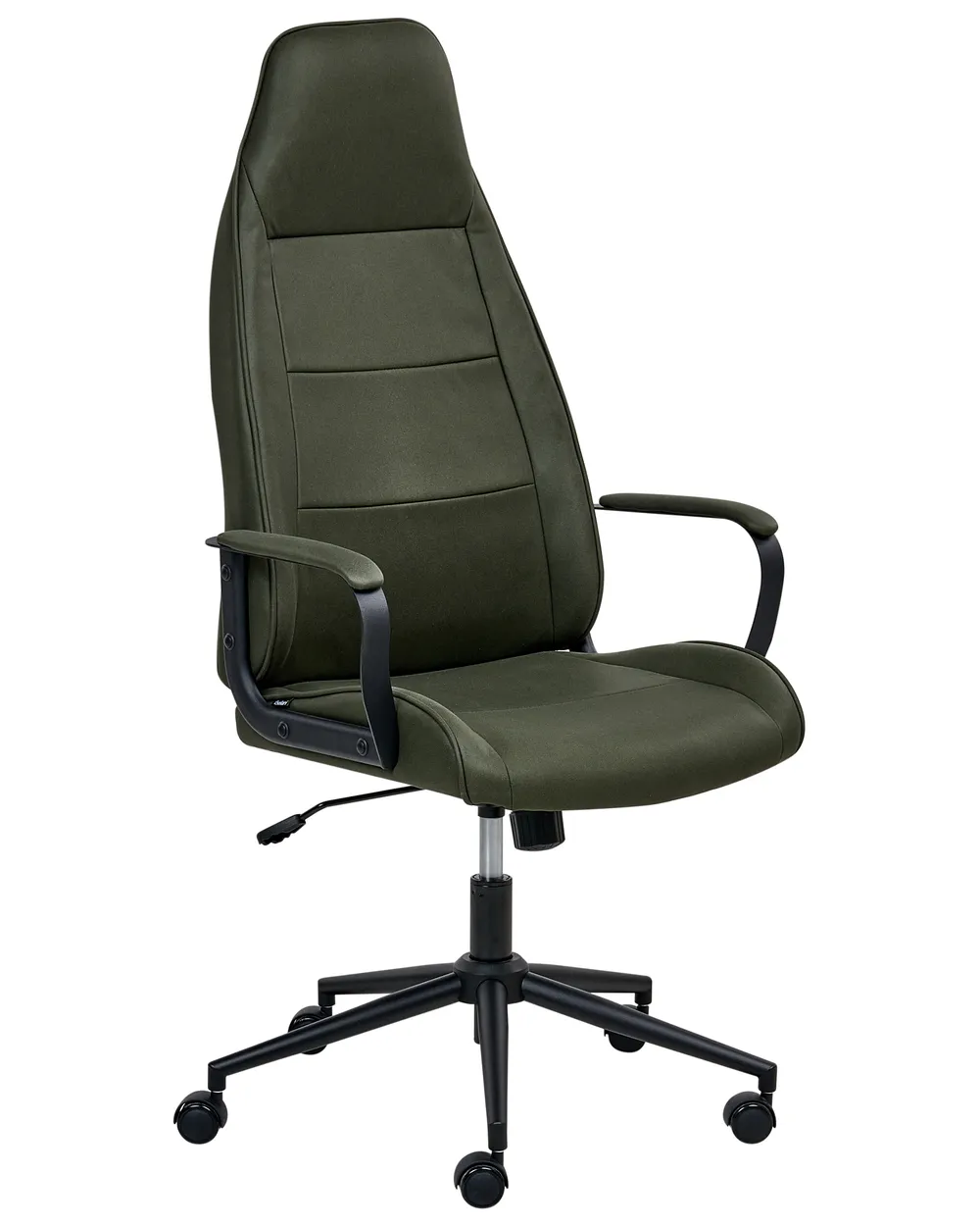 HOMCOM Sedia Ufficio In Velluto Verde - Girevole 360° Con Altezza Regolabile (66-75,5 Cm) E Ruote - Seduta Imbottita, Carico Max 120 Kg - 2