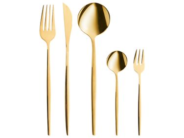 Set Di Posate In Plastica Stile Vintage Da 30 Pezzi, Posate