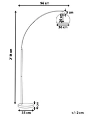 Floor Lamp PAROO Metal Brass_800259