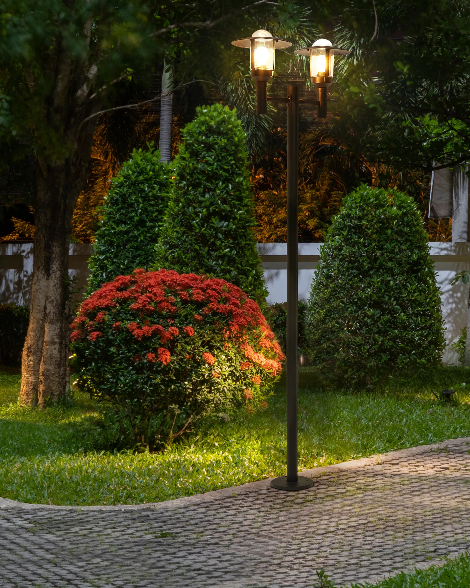 Outdoor Lamp Post TIZU Black_940416