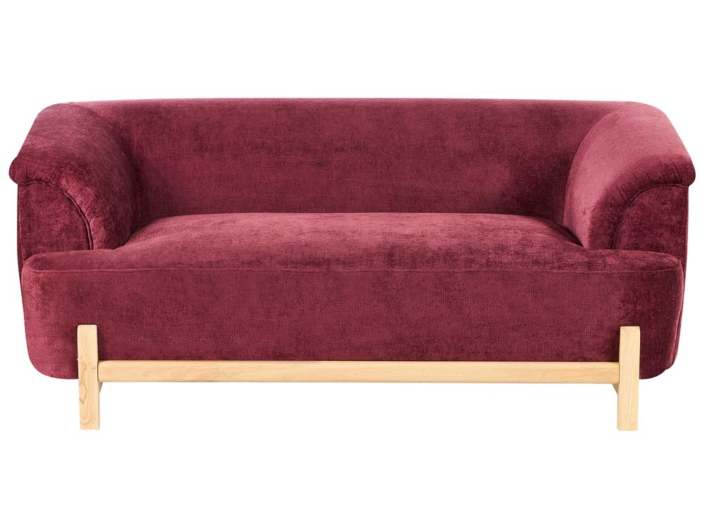 Sofa 2 Seater ALNOR Chenille Burgundy