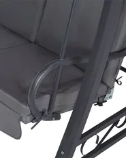 Patio Swing GARBO Metal Dark Grey_683699