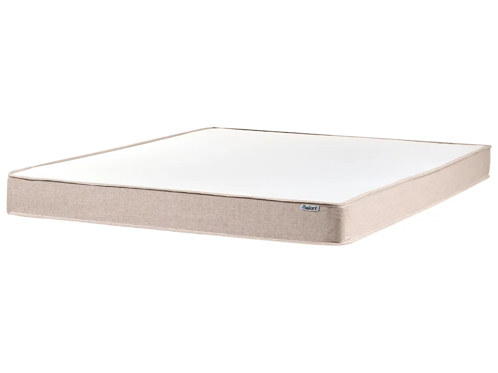 Divan Bed without Headboard Fabric COUNTESS 160 x 200 cm (EU King Size) Beige_978632