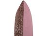 Rózsaszín díszpárna kétdarabos szettben 45 x 45 cm VAKAYAR _768854