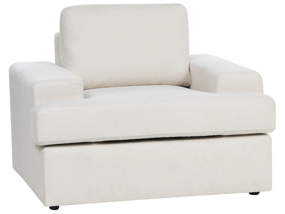 Set da salotto 4 posti ALLA Tessuto Beige chiaro_893953