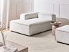 Chaiselongue ARDAL Cord Cremeweiß rechtsseitig