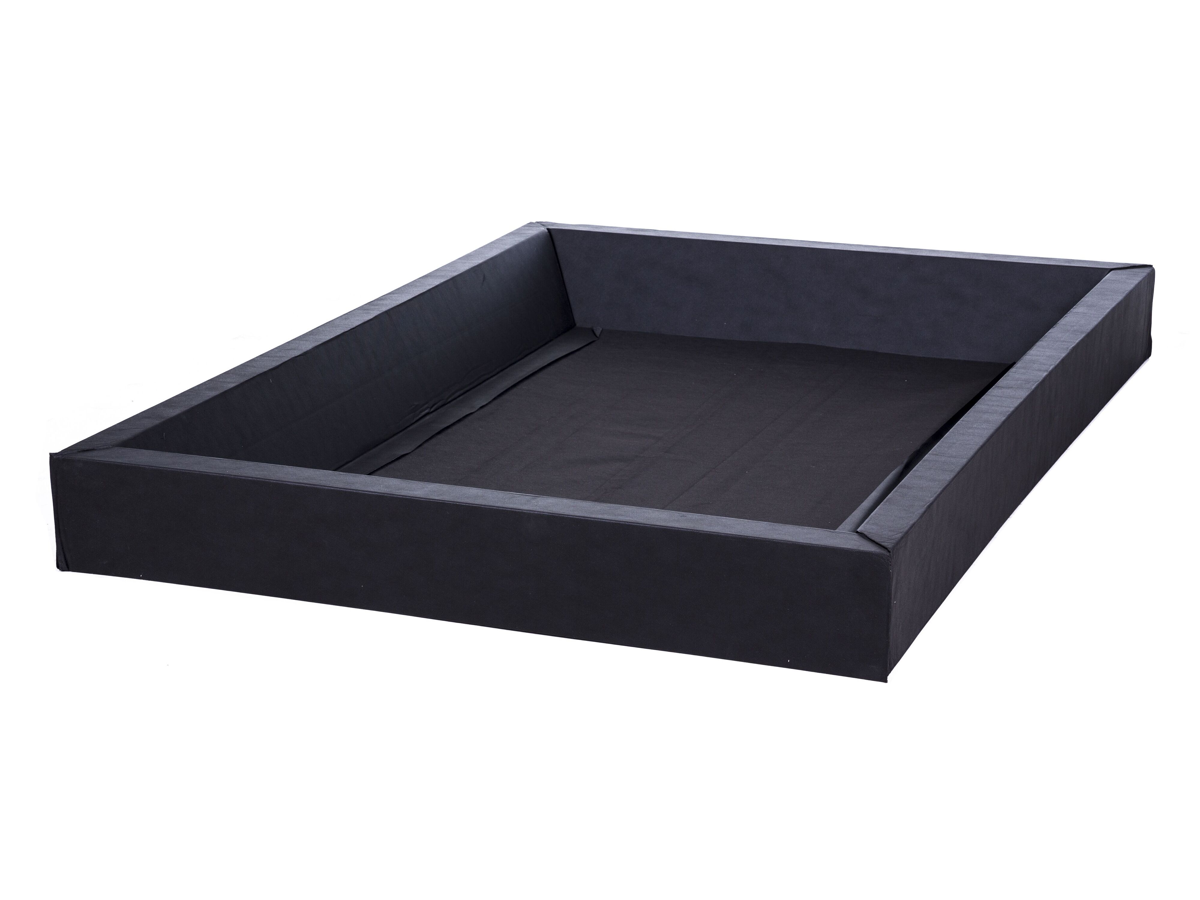 Waterbed Faux Linen LAVARDENS 160 x 200 cm (EU King Size) Green_971124
