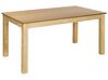 Rozkládací jídelní stůl 160/240 x 90 cm světlé dřevo MADURA_897136