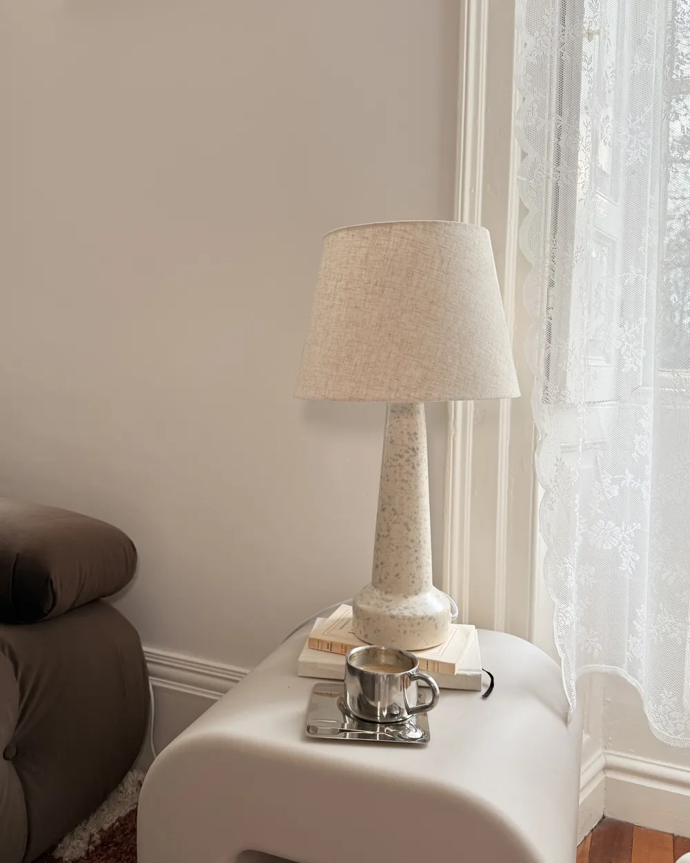 Table Lamp HUMUYA Ceramic Light Beige_1052477