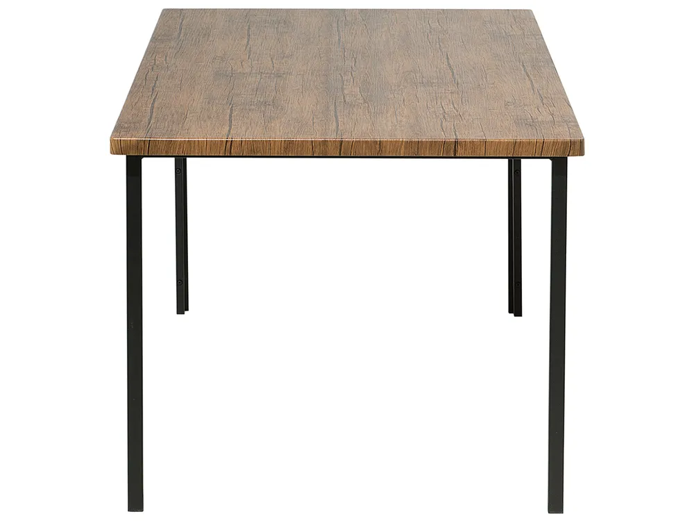 Dining Set LAREDO Dark Brown 6 Seater_690201