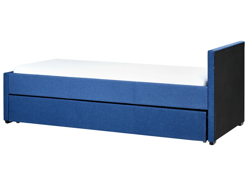 Trundle Bed Fabric MARMANDE 90 x 200 cm (EU Single) Navy Blue_729449