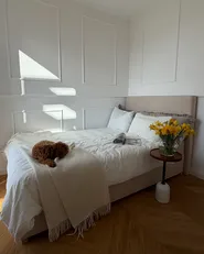 Boxspringbett mit Stauraum MAJOR Stoff Hellbeige 120 x 200 cm_1062371