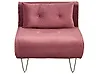 Single Sofa Bed VESTFOLD Velvet Pink