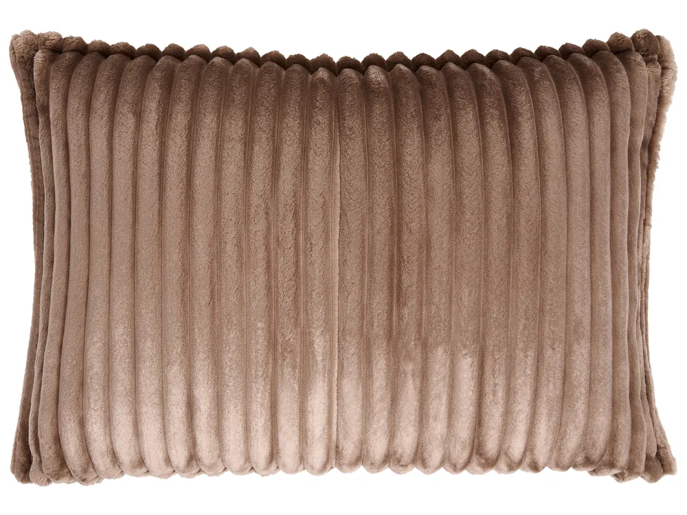 Sofa Bed 2 Seater ABISKO Corduroy Light Brown_1031107