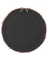 Round Wooden Wall Mirror ø 56 cm Light KAYENTA _759157