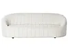 Sofa 3 Seater MALUNG Velvet Off-White
