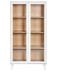 Vetrina in vetro TINGLEDALE 80 cm Bianco_949846