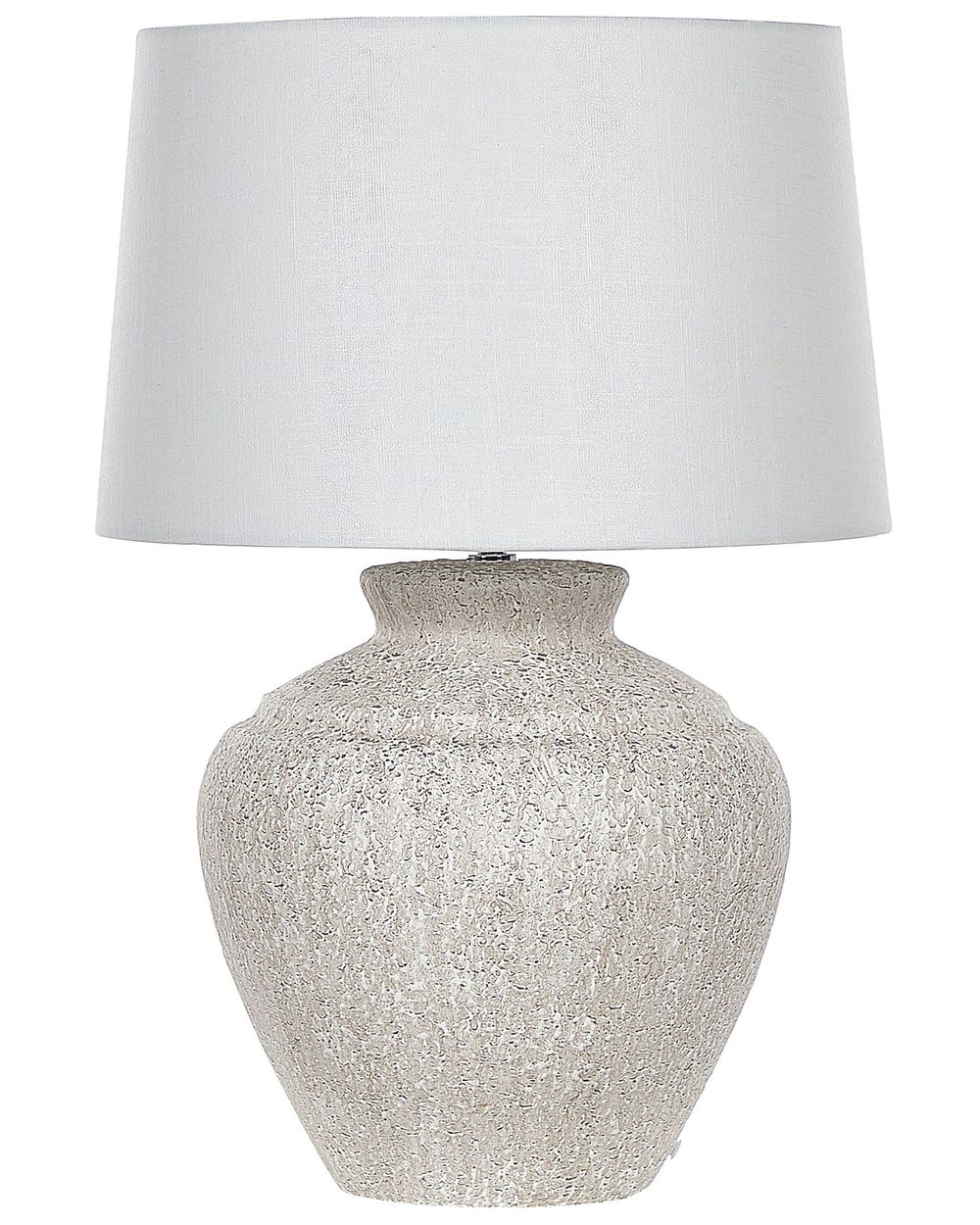 Tischlampe CAINE Keramik Hellbeige