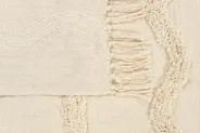 Blanket KHARI Cotton 125 x 150 cm Light Beige_839564